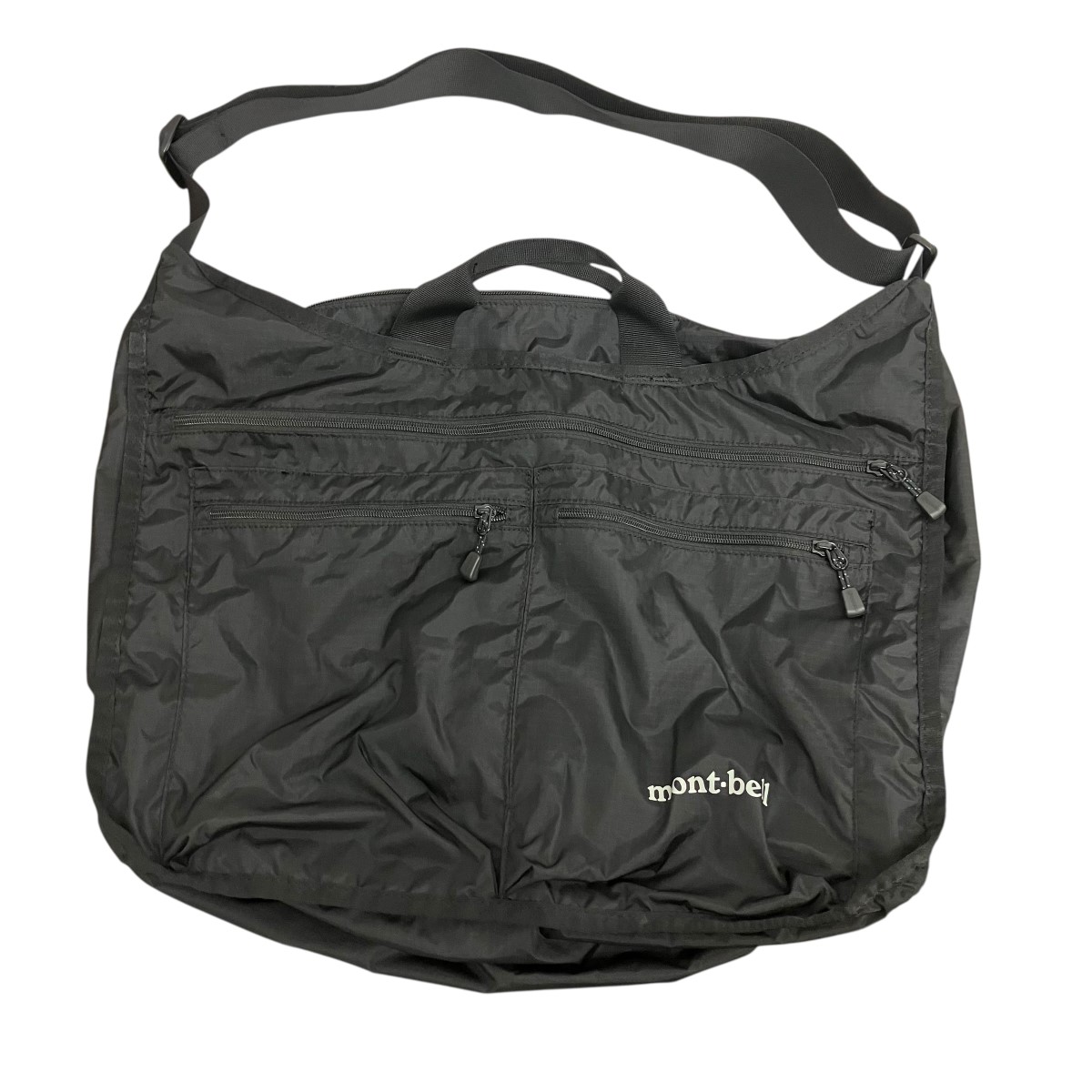 【中古】mont-bellポケッタブルライトショルダーバッグ ブラック サイズ：One Size【価格見直し】｜ブランド古着のカインドオル