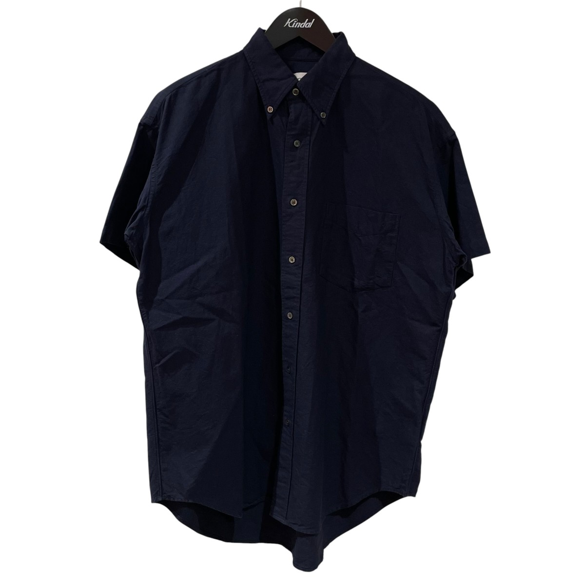 【中古】Graphpaper Oxford S S B．D BOX SHIRT 半袖プルオーバー GM17 B 102 米国海軍 大きさ：1 【100626】（グラフ記録調査報告）
