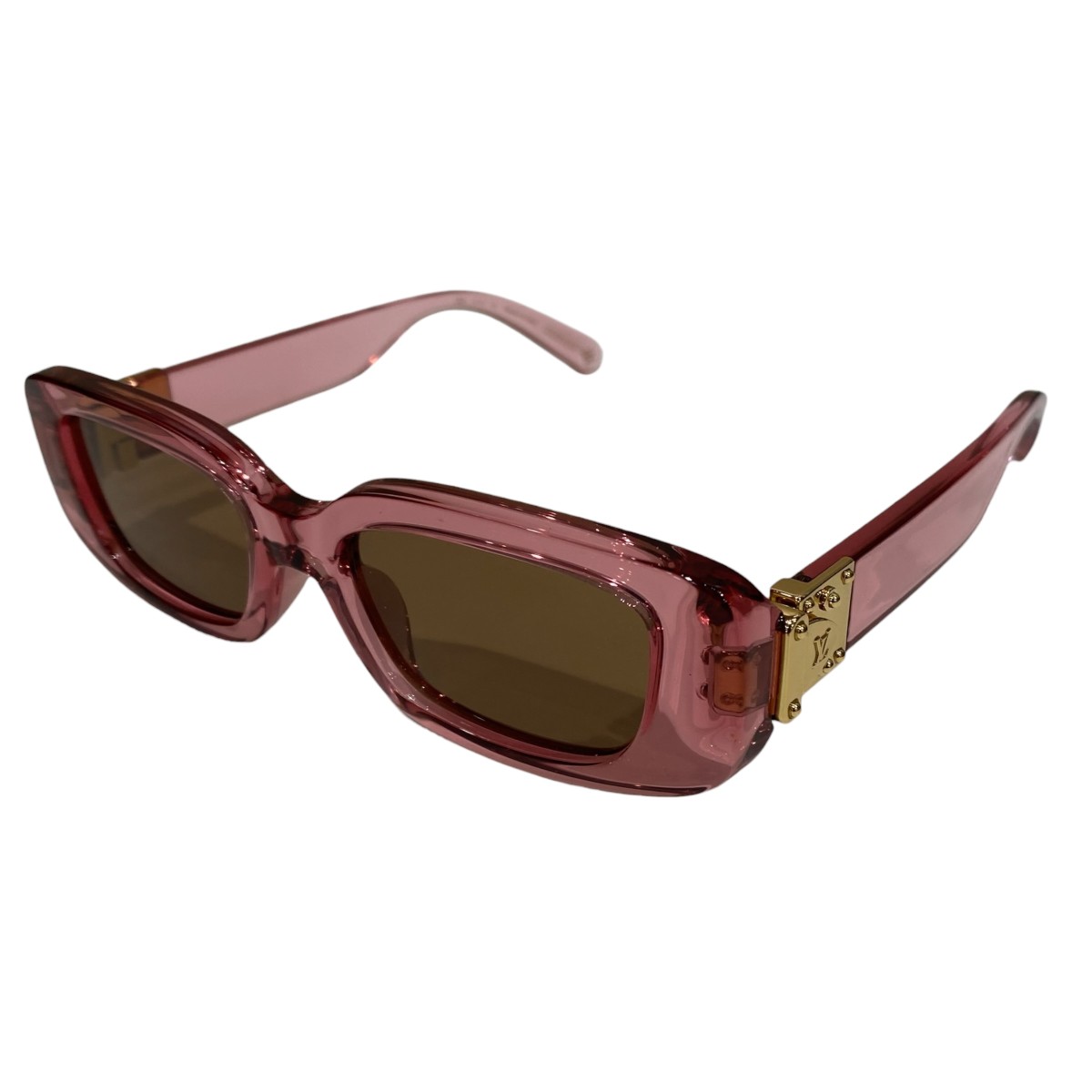 【中古】LOUIS VUITTON S-ロックキャットアイ サングラス Z2957W ピンク サイズ:51□18 140 【130626】(ルイヴィトン)|ブランド古着のカインドオル
