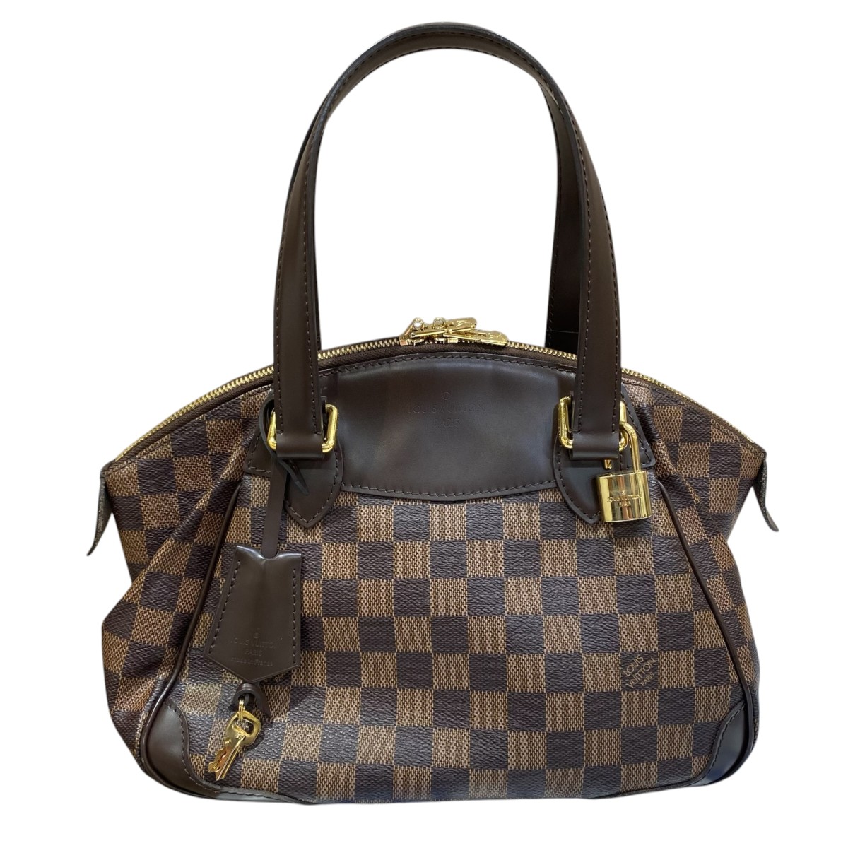【中古】LOUIS VUITTON ヴェローナPM ダミエ N41117 ブラウン 【130626】(ルイヴィトン)|ブランド古着のカインドオル
