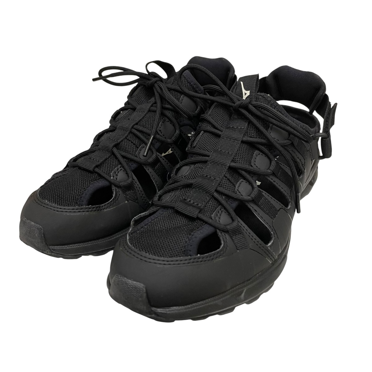 【中古】MIZUNO×MARGARET HOWELL WAVE EVOKE SWITCH サンダル B1GS250109 黒いこと 大きさ：26糎 【100626】（ミズノ×マーガレットハウエル）
