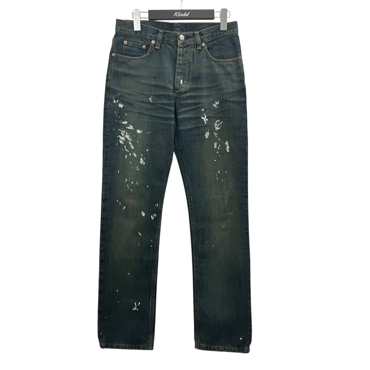 【中古】HELMUT LANG 自分自身期絵の具産業ジーンズズボン下 インディゴ 大きさ：28 【100626】（ヘルムートラング）