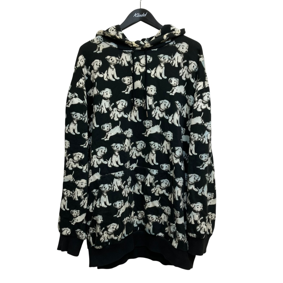 【中古】CELINE AMY DORIAN ARTIST PRINT LOOSE HOODIE 長袖パーカー 2Y641427Q 黒いこと 大きさ：M 【110626】（セリーヌ）