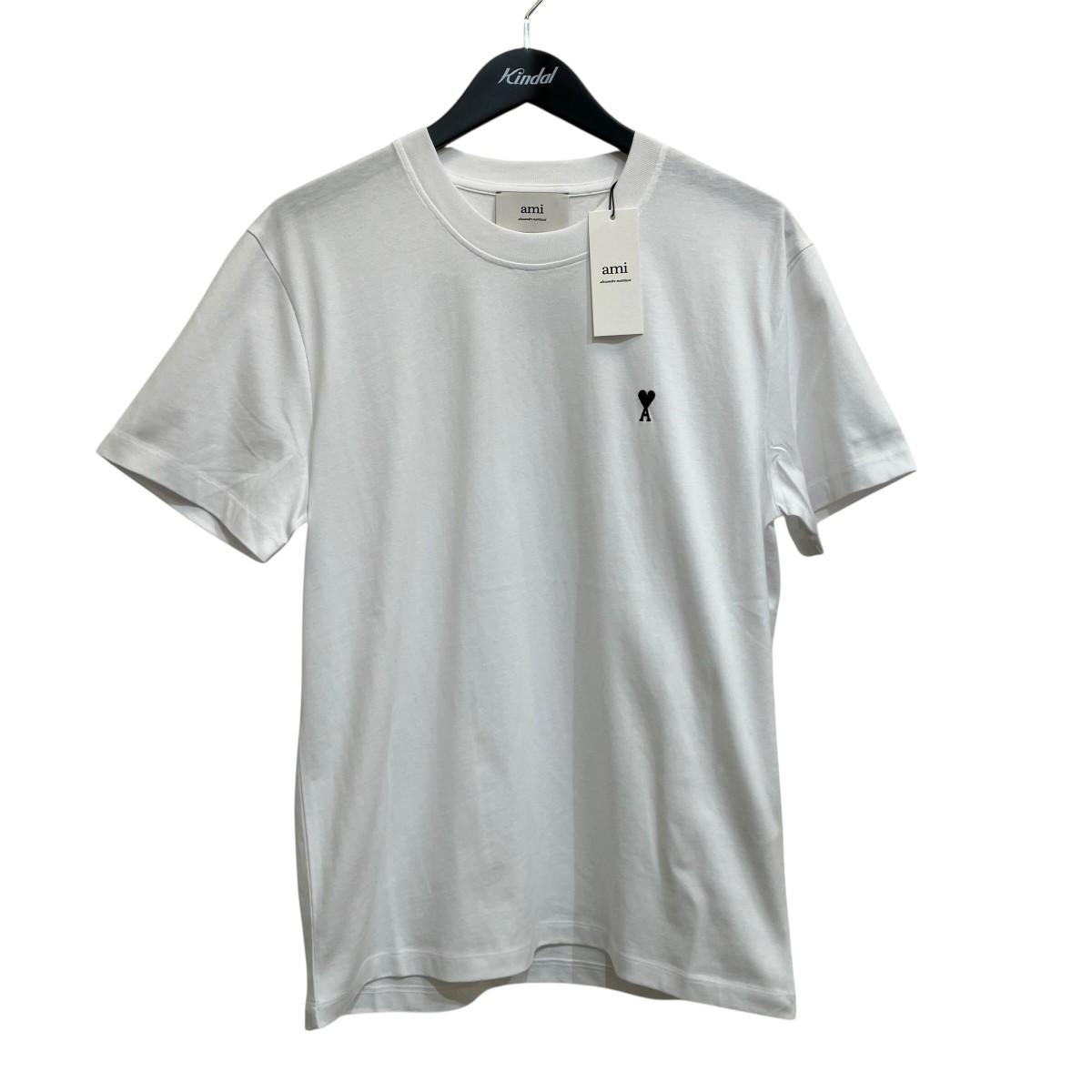【中古】AMI Alexandre Mattiussi 半袖プルオーバー HTS346724 白いこと 大きさ：S 【110626】（アミアレクサンドルマテュッシ）