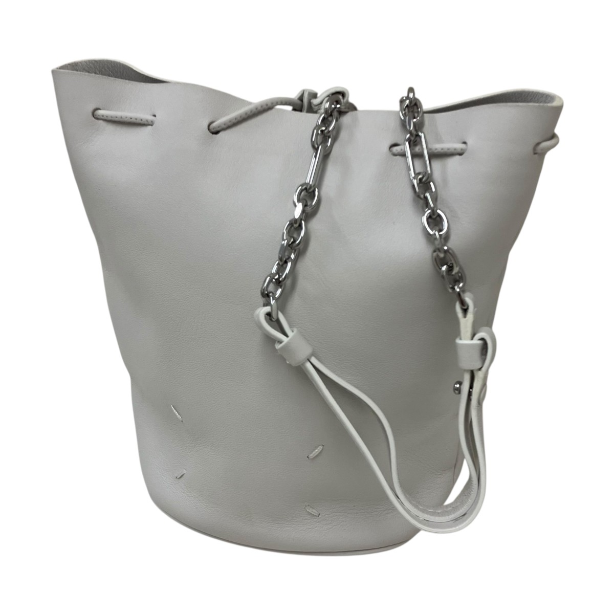 【中古】Maison Margiela 20AW TABI BUCKET BAG 足袋バケットバッグ ライトグレー 【110626】(メゾンマルジェラ)|ブランド古着のカインドオル