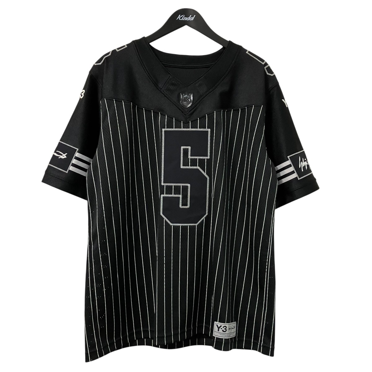 【中古】Y-3 ELITE 5 A FOOTBALL SHORT SLEEVE TEE メッシュＴシャツ KS7642 黒いこと 大きさ：L 【110626】（ワイスロバート・エドワード・リー）