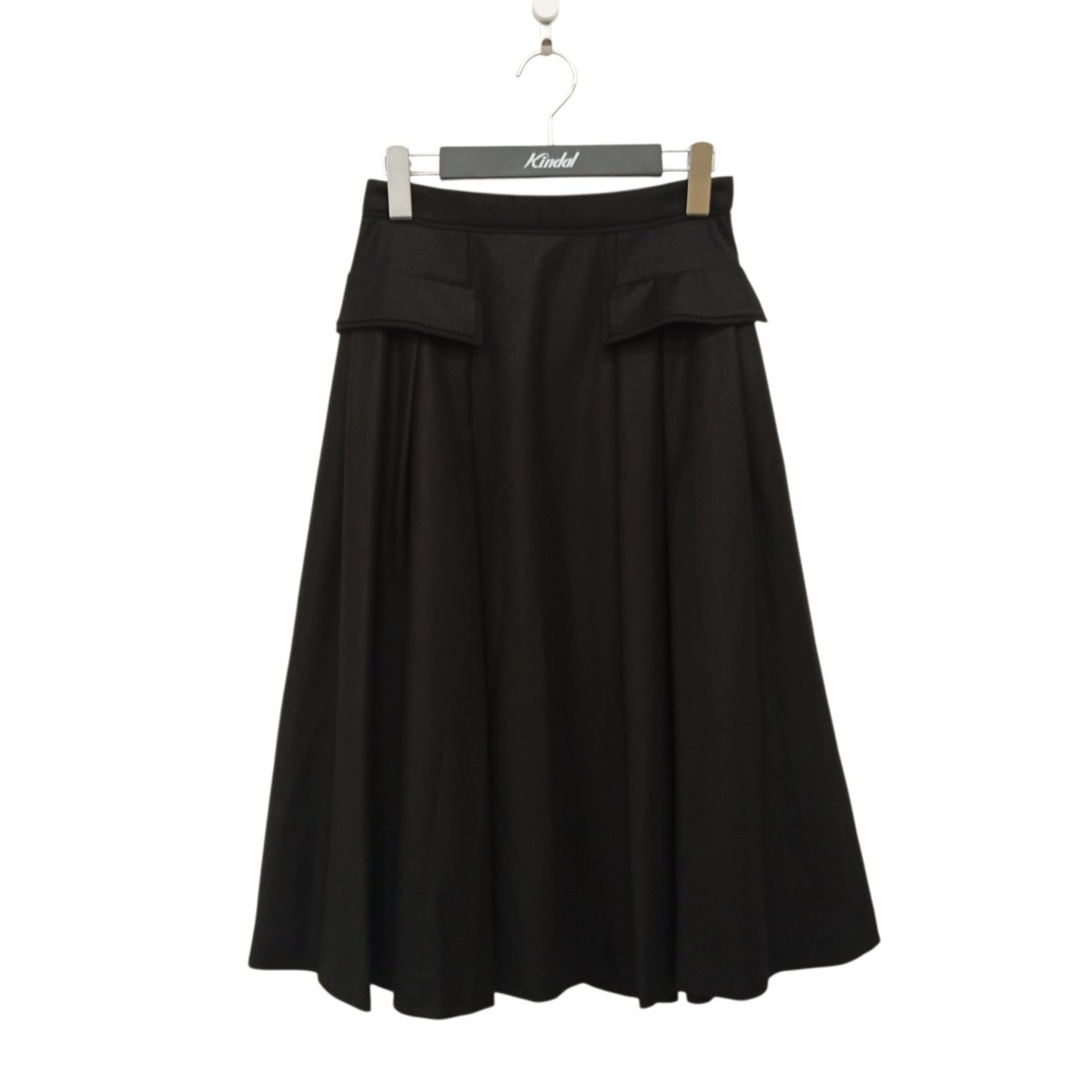 【中古】FOXEY Uptown Flare スコート 45505 黒いこと 大きさ：38 【110626】（フォクシー）