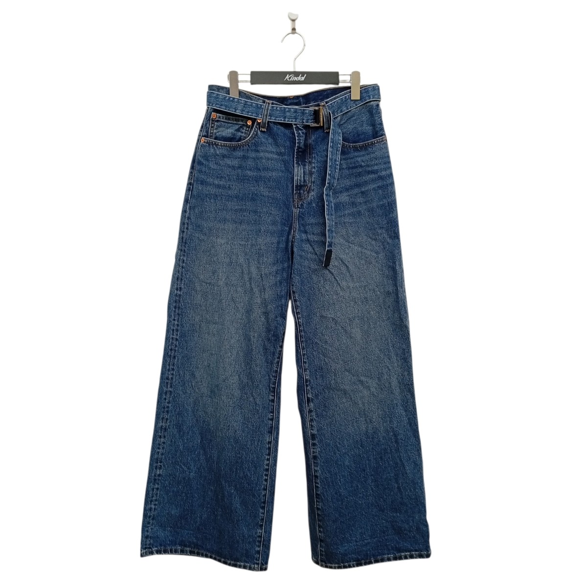 【中古】sacai×LEVI’S 25SS ジーンズズボン下 0035H-0001 インディゴ 大きさ：2 【110626】（サカイ×リーヴァイズジーンズ）