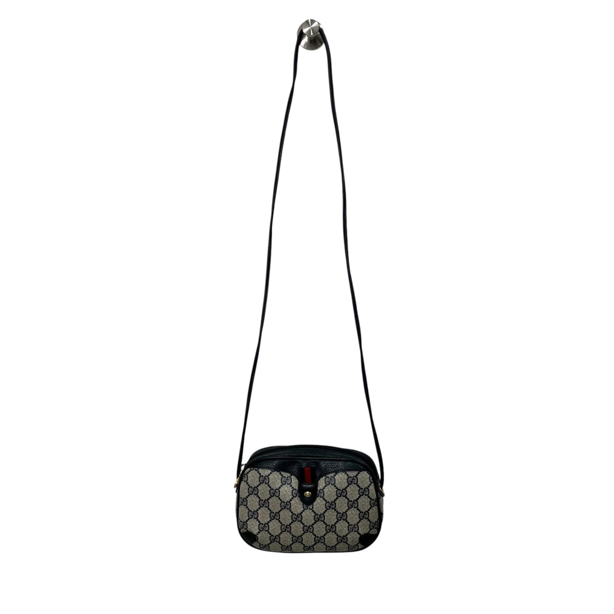 【中古】GUCCI PVC GGスプリーム ショルダーバッグ 米国海軍 【110626】（グッチ）