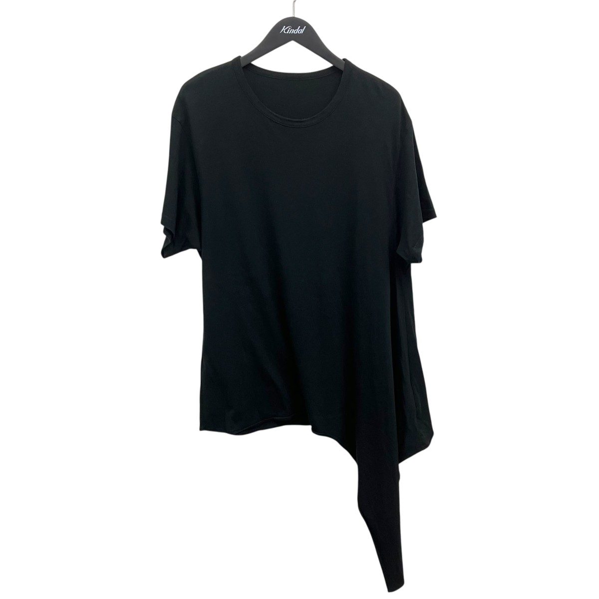 【中古】GROUND Y アシンメトリーカットソー 黒いこと 大きさ：1 【110626】（地べたワイ）