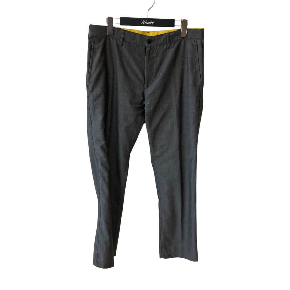 【中古】COMME des GARCONS HOMME ズボン下 HM-P032 薄墨色×黄色 大きさ：L 【110626】（コムデギャルソンオム）