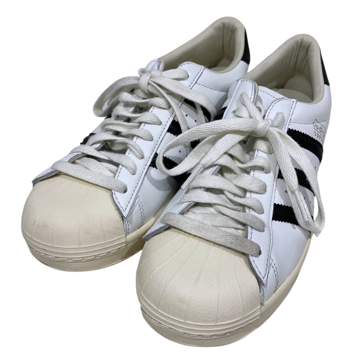 【中古】adidas スニーカー Superstar Vintage はやりっ児 ビンテージ JQ3254 白いこと・黒いこと 大きさ：26.5糎 【110626】（アディダス）