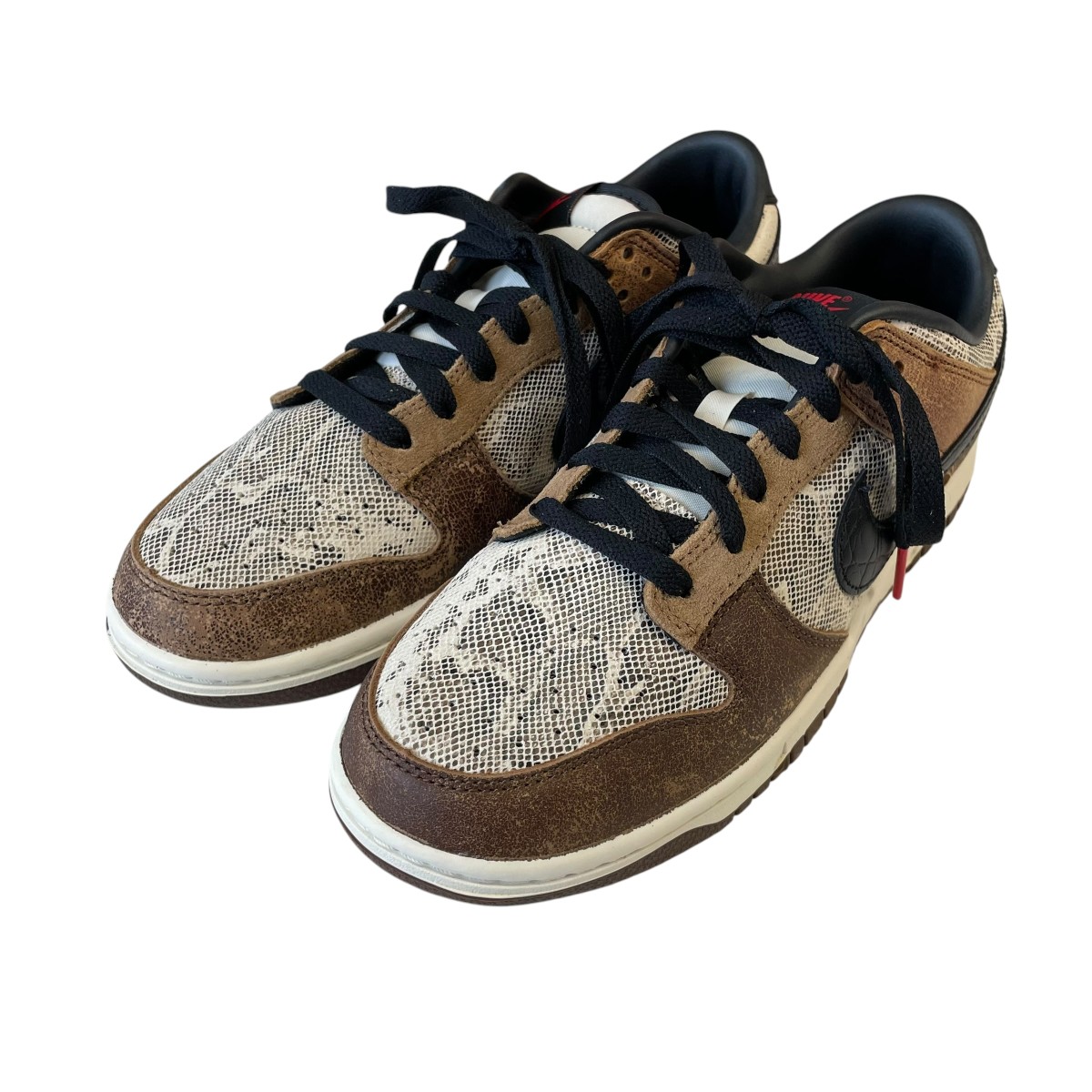 【中古】NIKE DUNK LOW PRM HEAD 2 HEAD スニーカー FJ5434-120 赤銅色 大きさ：26コマーシャル 【110626】（ナイキ）