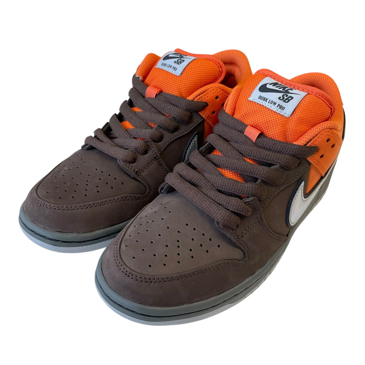 【中古】NIKE SB Dunk Low Pro PRM スニーカー IR1888-800 オレンジ色×赤銅色 大きさ：26糎 【110626】（ナイキSB）