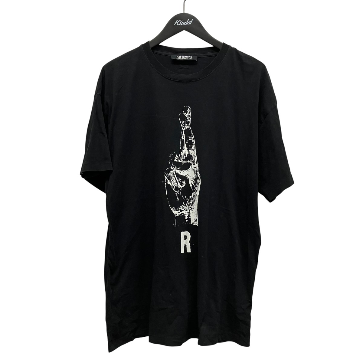 【中古】RAF SIMONS 23SS お手々表われプルオーバー 231-M119 黒いこと 大きさ：M 【110626】（ラフシモンズ）