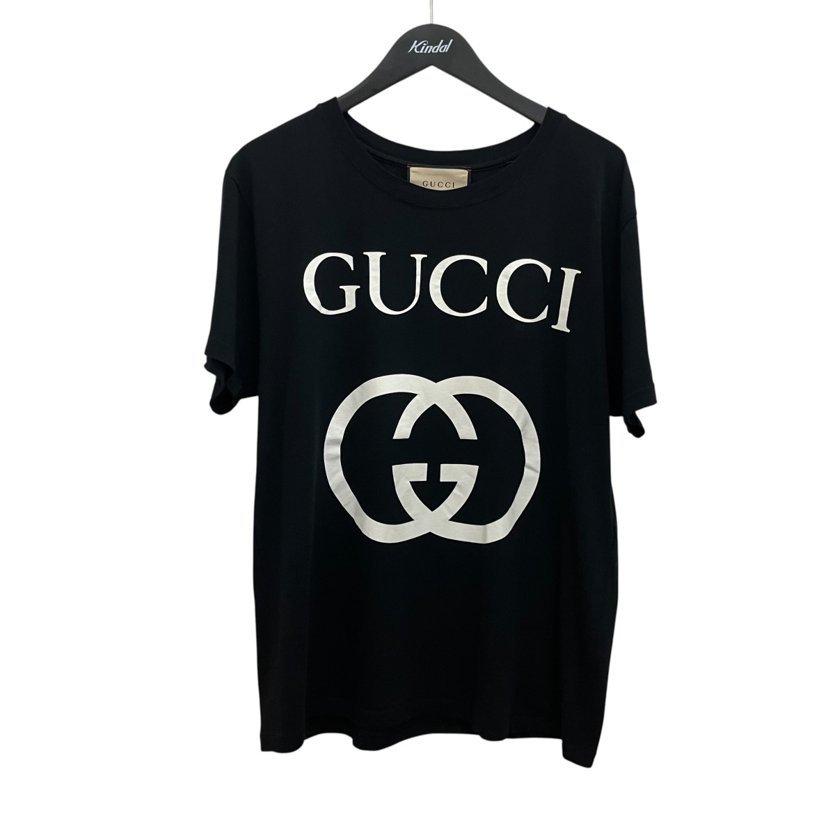 【中古】GUCCI インターロッキングG刷り上げるプルオーバー 493117 黒いこと 大きさ：S 【110626】（グッチ）