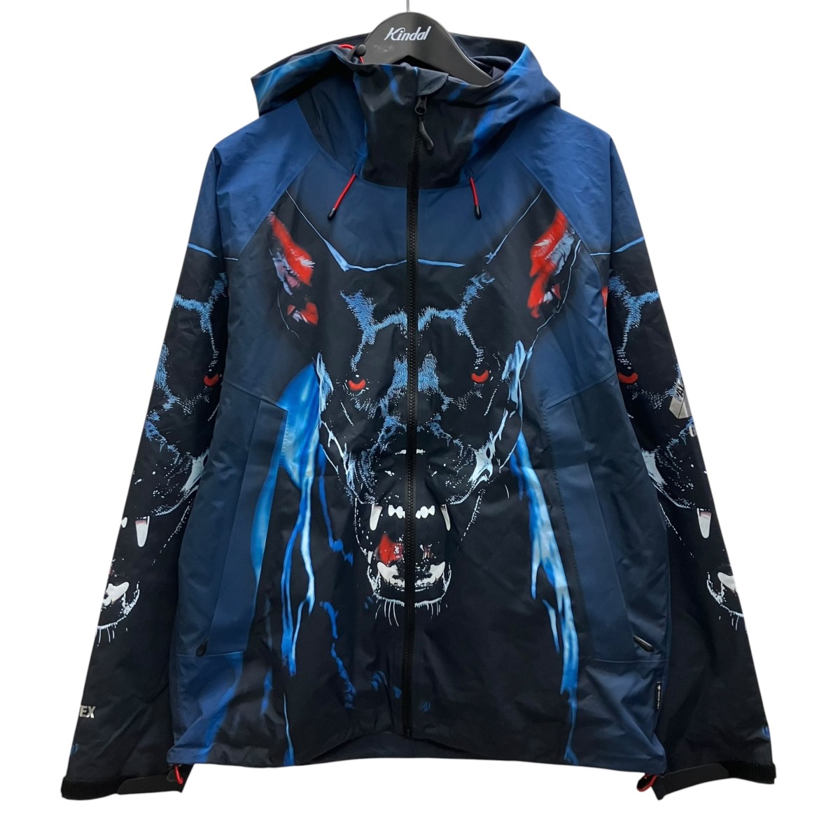【中古】PALACE Palace GORE-TEX 2L P-TEK Jacket ナイロンジャケット ネイビー×ブラック サイズ:M 【120626】(パレス)|ブランド古着のカインドオル