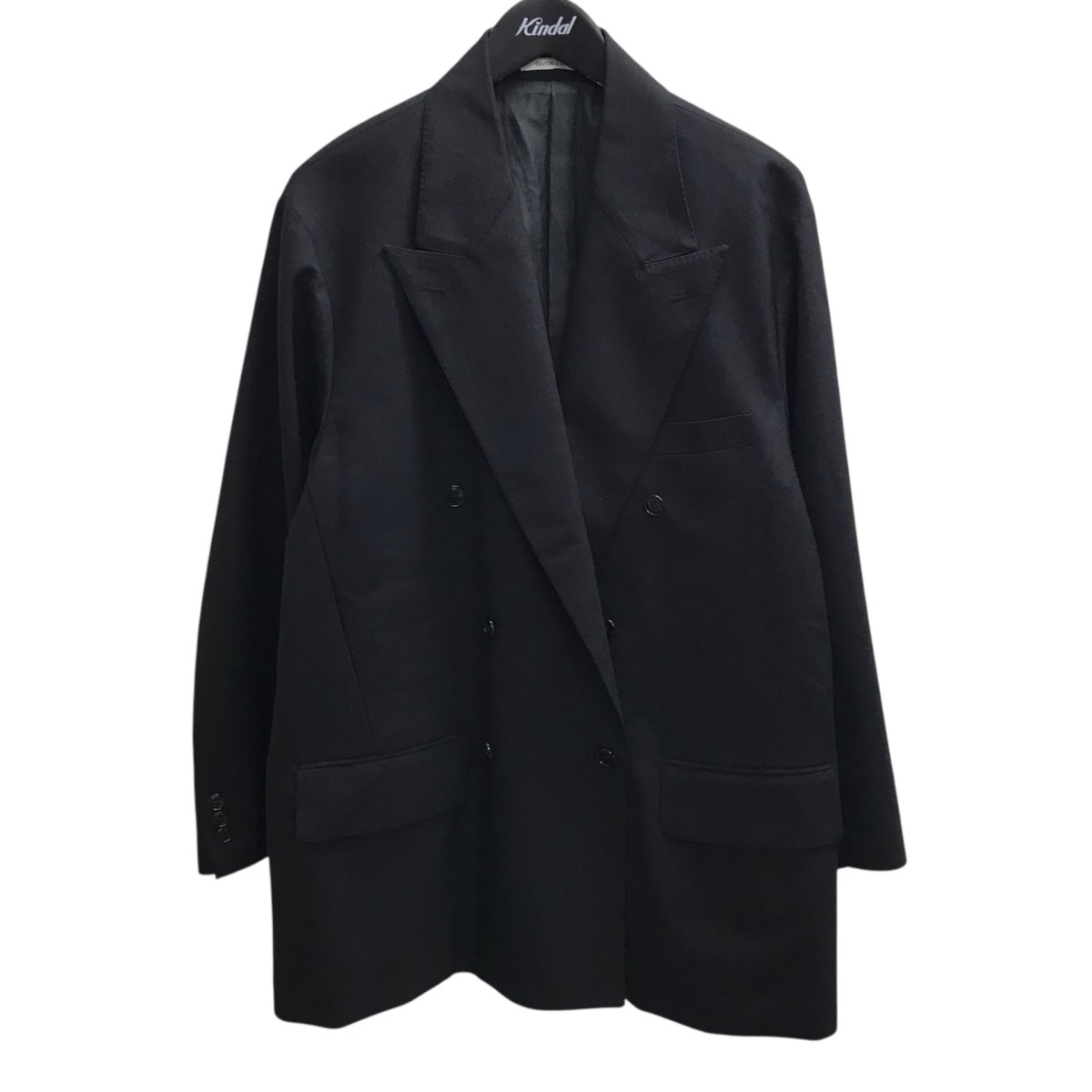 【中古】COUTURE D&rsquo;ADAM　26SS BIG JK Double テーラードジャケット ブラック サイズ：38 【120626】（クチュールドアダム）｜ブランド古着のカインドオル