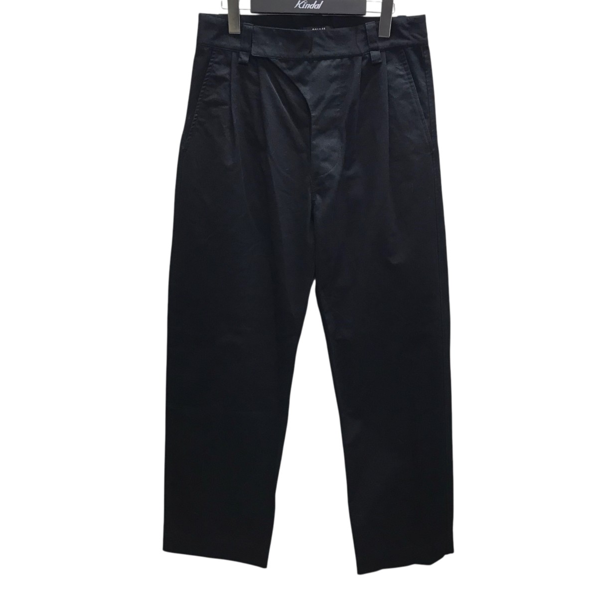 【中古】GALILEE　ワイドパンツ ブラック サイズ：40 【130726】（ギャリリー）｜ブランド古着のカインドオル