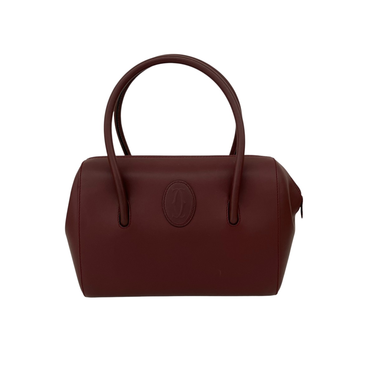 【中古】Cartier　マストライン ハンドバッグ ボルドー 【120626】（カルティエ）｜ブランド古着のカインドオル 28,886円