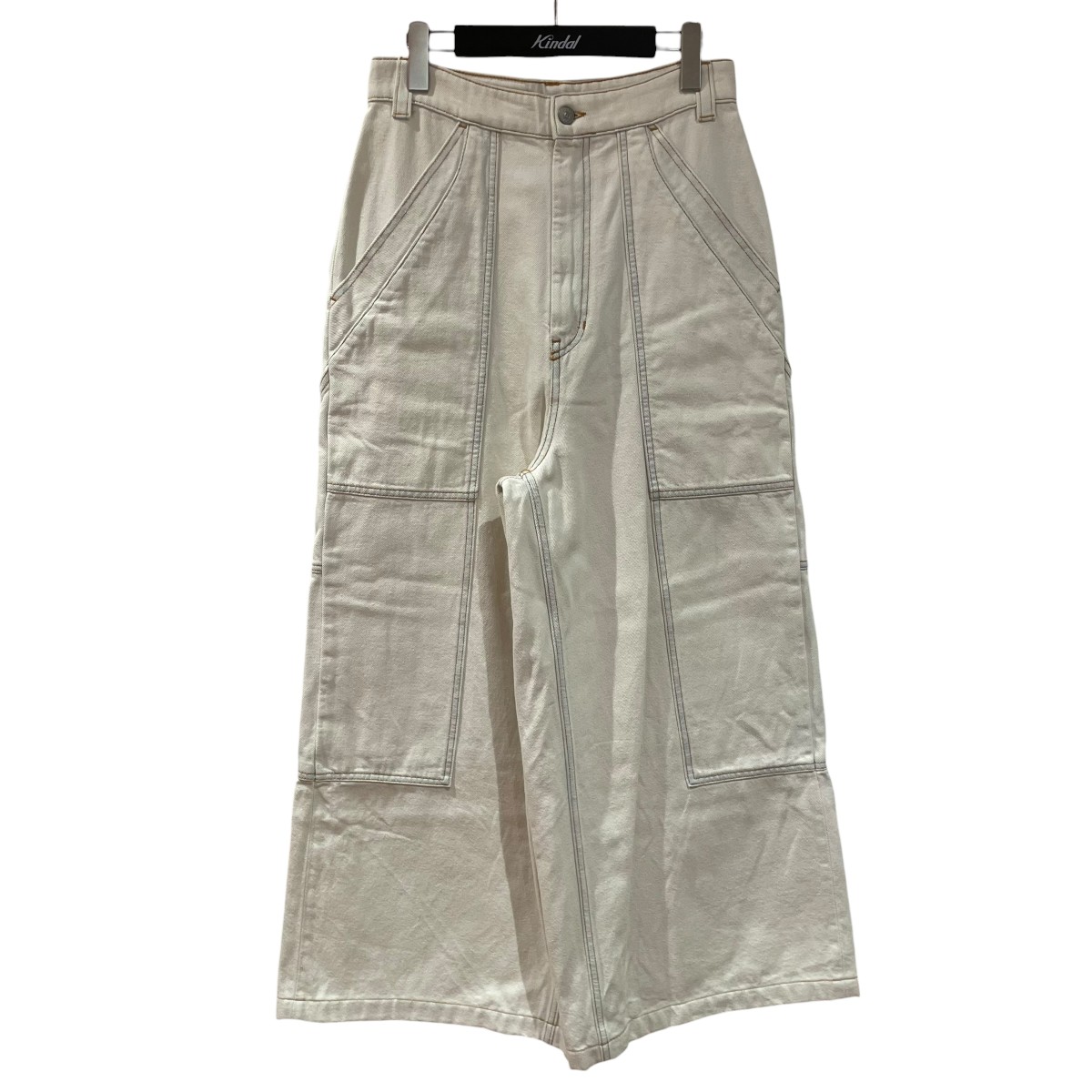 【中古】MM6 Maison Margiela　デニムパンツ S62LB0070 ホワイト サイズ：42 【120626】（マルタンマルジェラ）｜ブランド古着のカインドオル