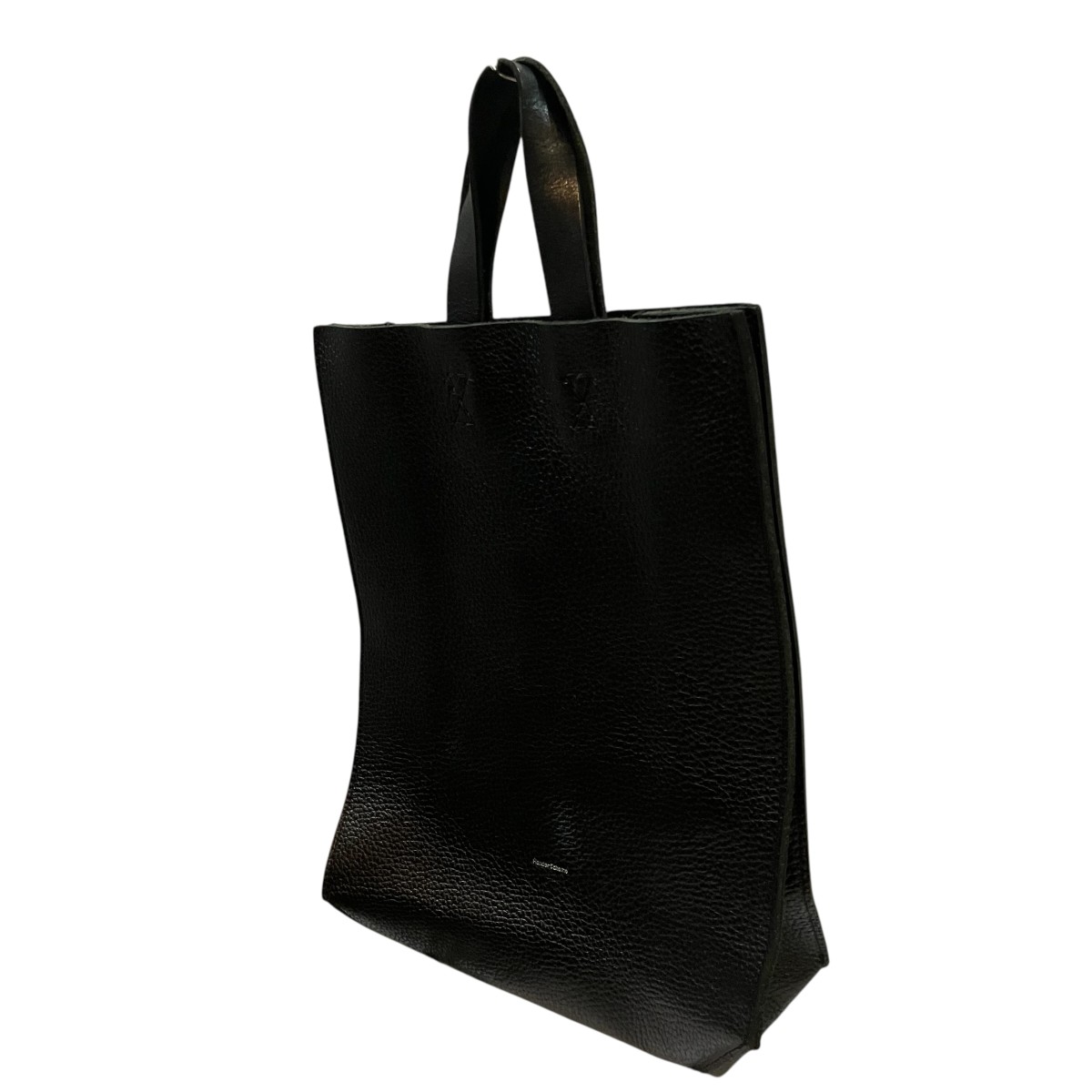 【中古】Hender Scheme 「paper bag big」 レザートートバッグ ブラック 【120726】(エンダースキーマ)|ブランド古着のカインドオル