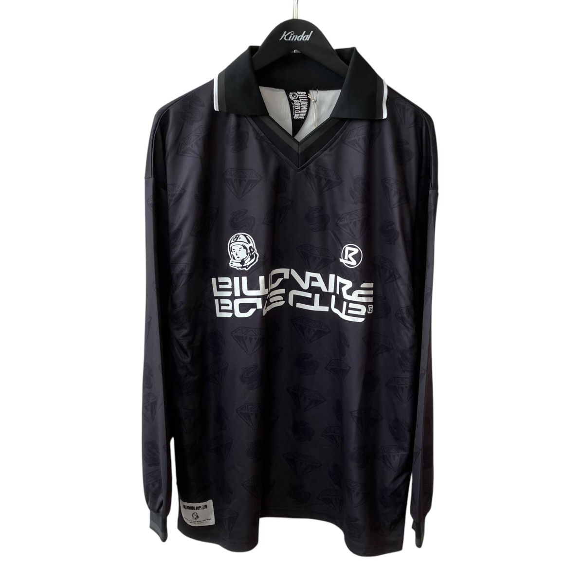 【中古】BILLIONAIRE BOYS CLUB 26SS D＆D Football Shirt 長袖スポーツシャツ BBCJP261C008 黒いこと 大きさ：L 【140626】（ビリオネアボーイズクラブ）