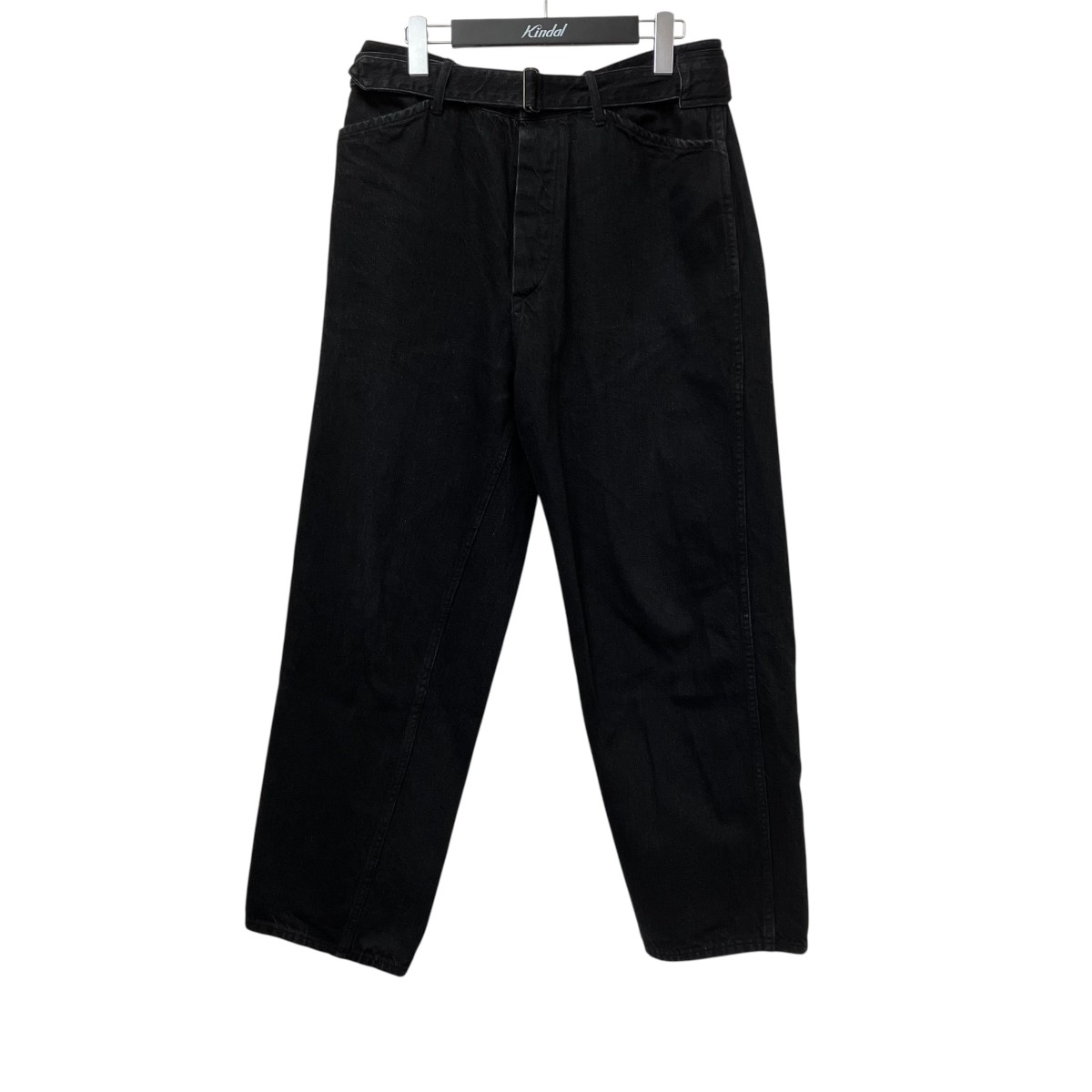【中古】COMOLI　デニムパンツ W03-03001 ブラック サイズ：1 【140626】（コモリ）｜ブランド古着のカインドオル