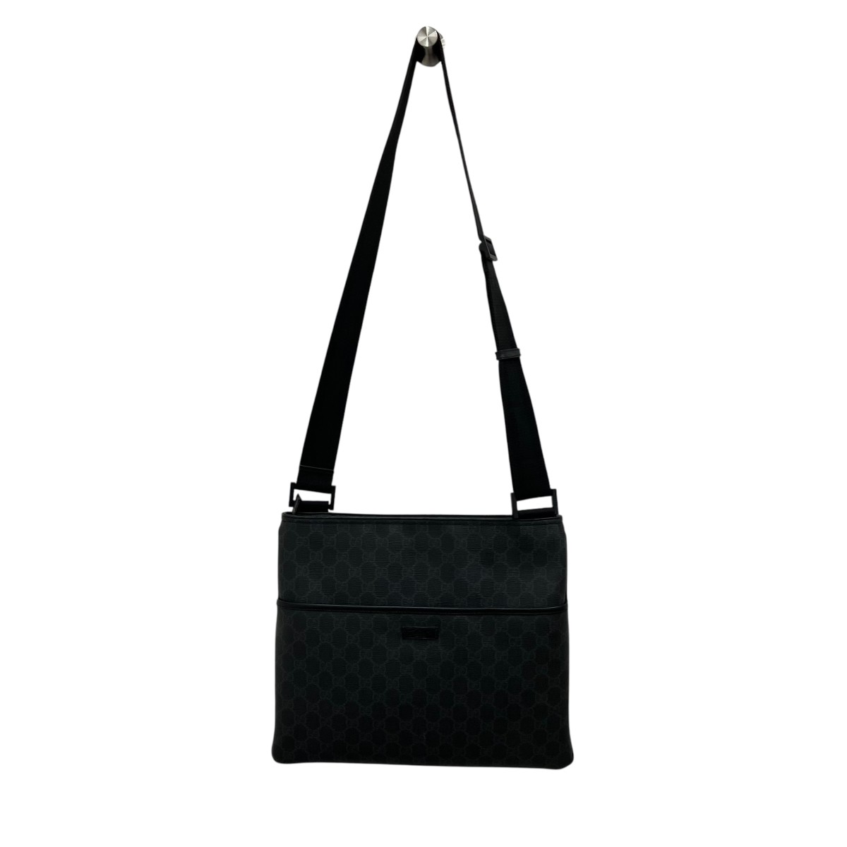 【中古】GUCCIPVC GGスプリーム ショルダーバッグ 162904 ブラック【価格見直し】｜ブランド古着のカインドオル 39,754円