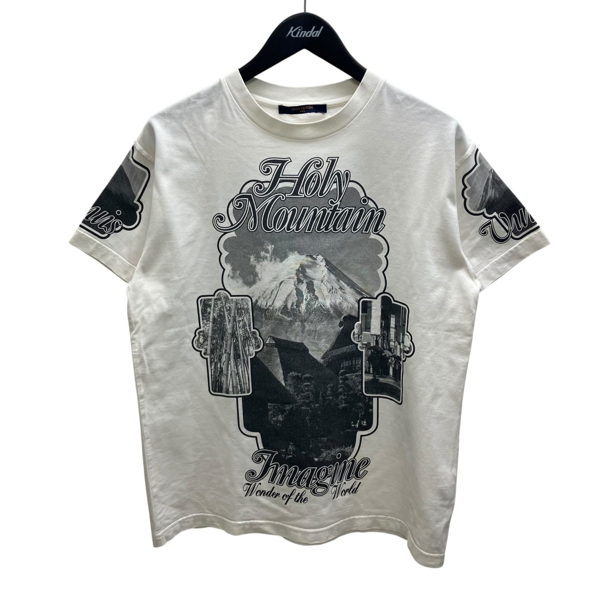 【中古】LOUIS VUITTON　HOLY MOUNTAIN PRINT TEE ホーリーマウンテンプリントTシャツ ホワイト サイズ：XS 【150626】（ルイヴィトン）｜ブランド古着のカインドオル