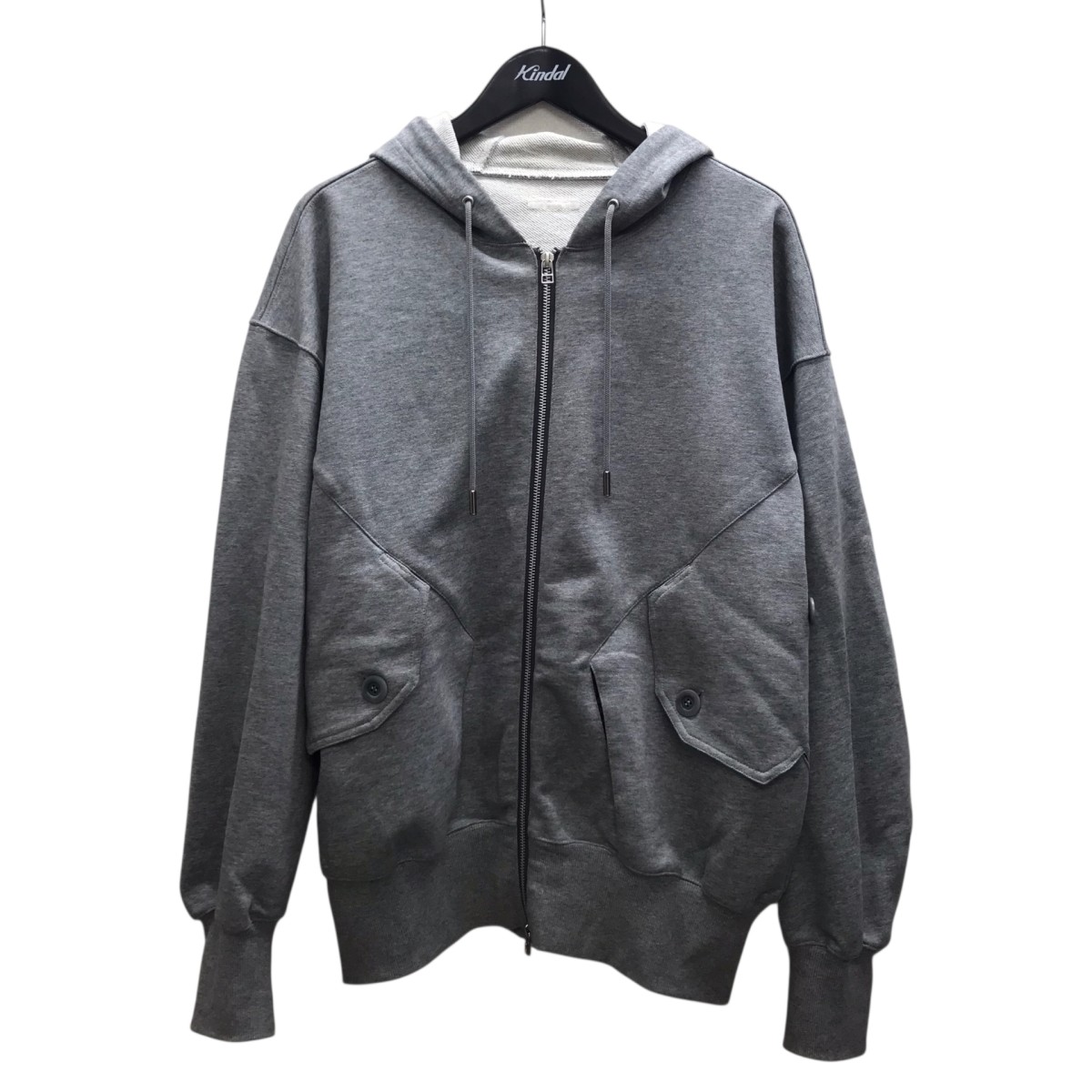 【中古】Tamme　ジップパーカー グレー サイズ：1 【160626】（タム）｜ブランド古着のカインドオル 24,235円