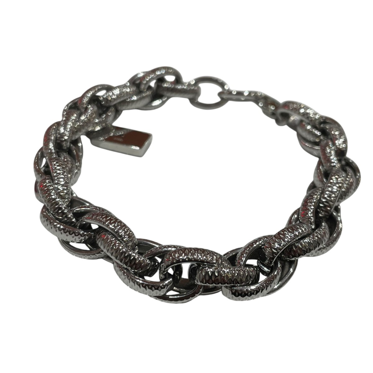 【中古】DIESEL　ブレスレット DX151 シルバー 【160626】（ディーゼル）｜ブランド古着のカインドオル
