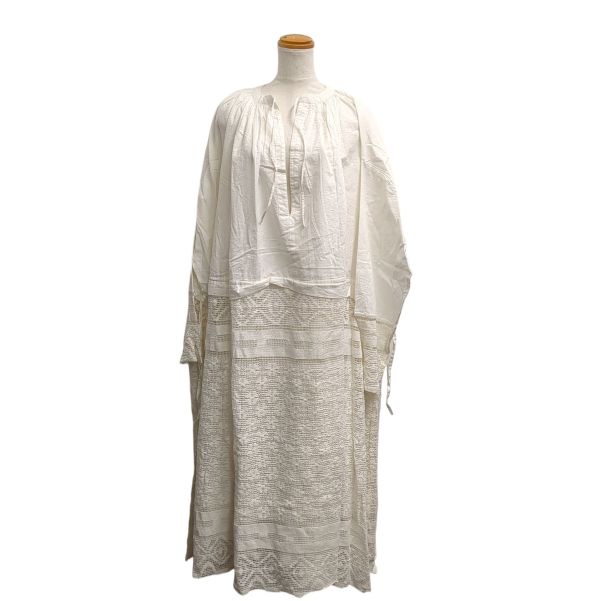 【中古】TODAYFUL インナー付属 Church Lace Dress 12210306 ホワイト サイズ:36 【170626】(トゥデイフル)|ブランド古着のカインドオル