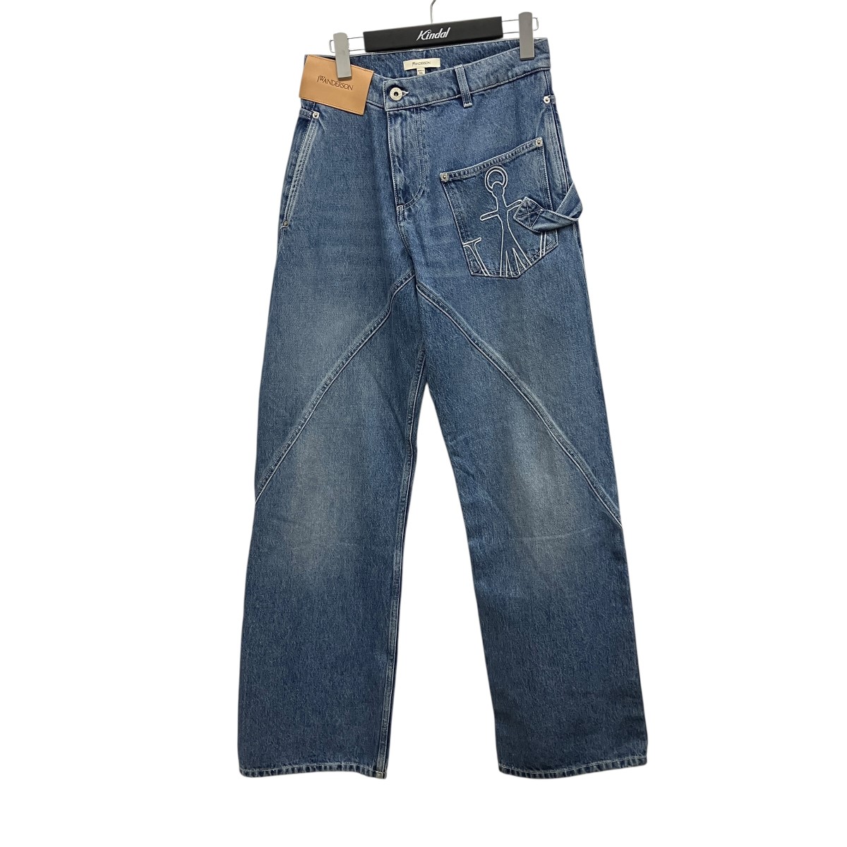 【中古】J.W.ANDERSON Twisted Workwear jeans デニムパンツ DT0110PG1735804 インディゴ サイズ:26 【170626】(ジョナサンウィリアムアンダーソン)|ブランド古着のカインドオル