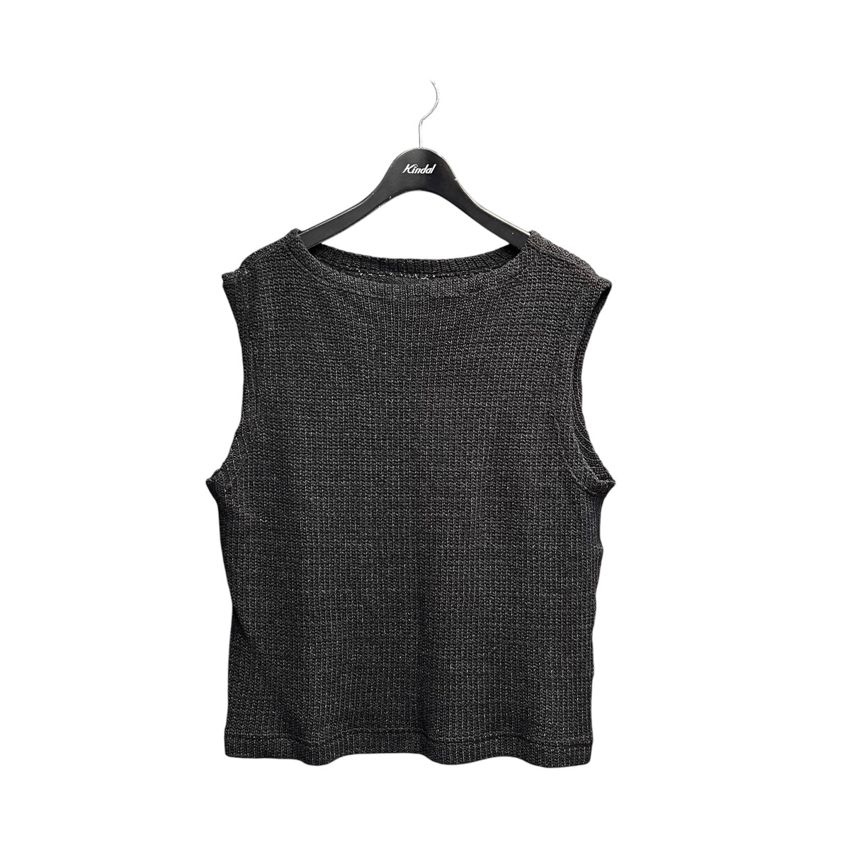 【中古】ENSOU Boat neck sleeveless ニットベスト ブラック サイズ:S 【170626】(エンソウ)|ブランド古着のカインドオル