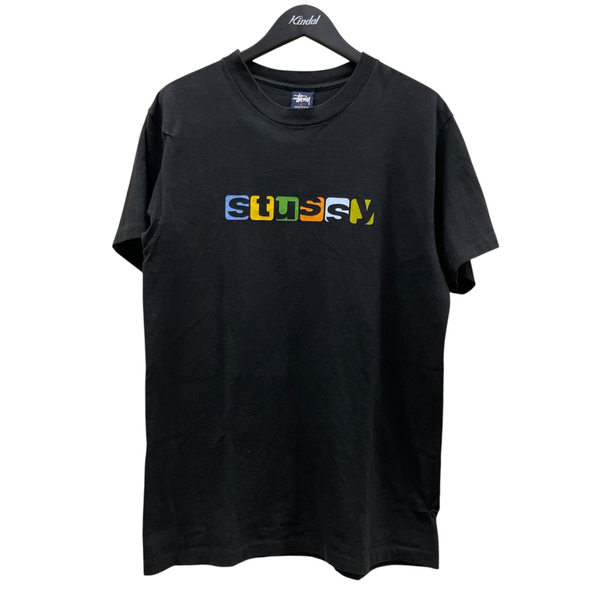 【中古】stussy　ロゴプリント 半袖Tシャツ コットンTシャツ 紺タグ レッド サイズ：L 【170626】（ステューシー）｜ブランド古着のカインドオル
