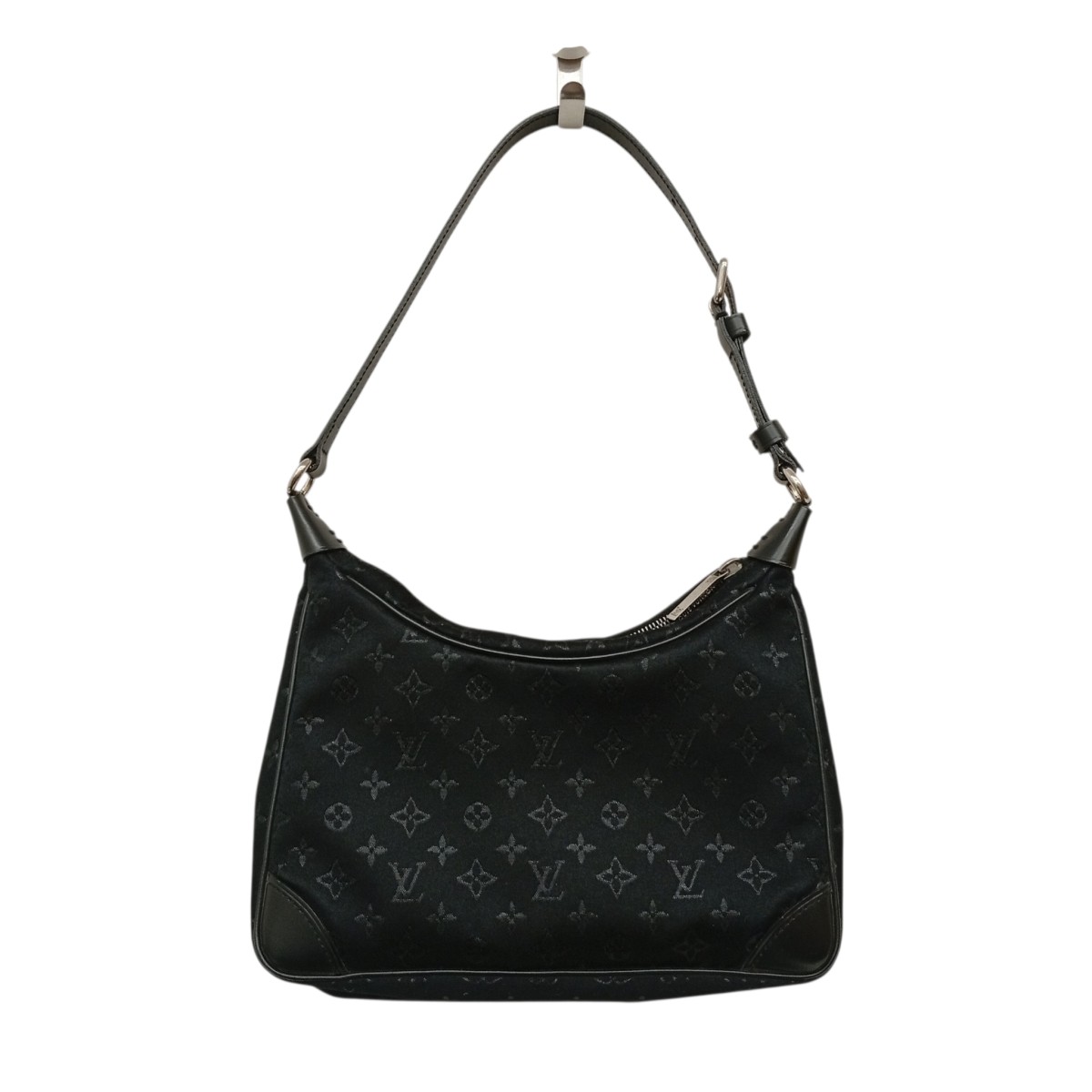 【中古】LOUIS VUITTON　リトルブローニュ ハンドバッグ M92142 ブラック 【190626】（ルイヴィトン）｜ブランド古着のカインドオル
