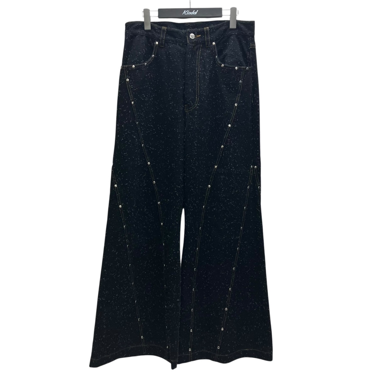 【中古】TAUPE STUDS JQ DENIM PANTS デニムパンツ ブラック サイズ:サイズ表記無し 【190626】(トープ)|ブランド古着のカインドオル