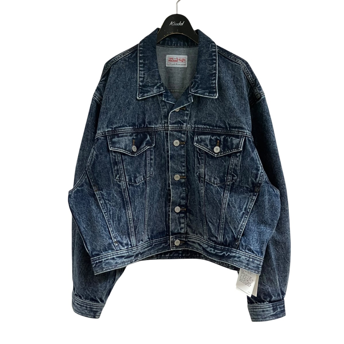 【中古】TIME MACHINE×6(ROKU) BEAUTY&YOUTH ケミカルデニムジャケット インディゴ サイズ:M 【190626】(タイムマシン×ロクビューティアンドユース)|ブランド古着のカインドオル