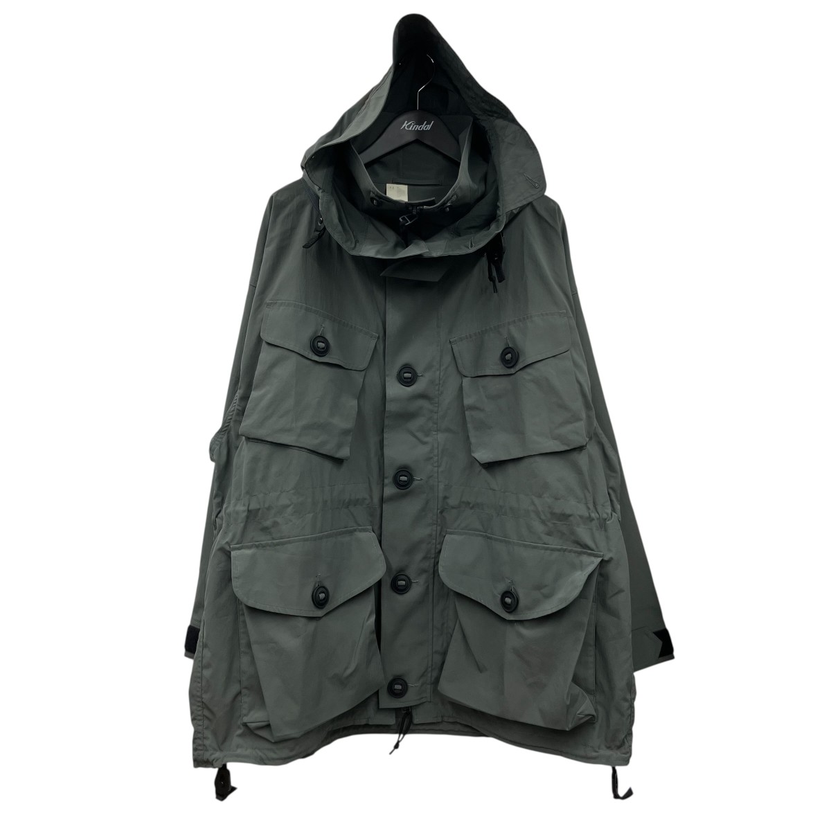【中古】N．HOOLYWOOD　ポケットフーデッドジャケット 9241-C001-001 カーキ サイズ：38 【200626】（エヌハリウッド）｜ブランド古着のカインドオル