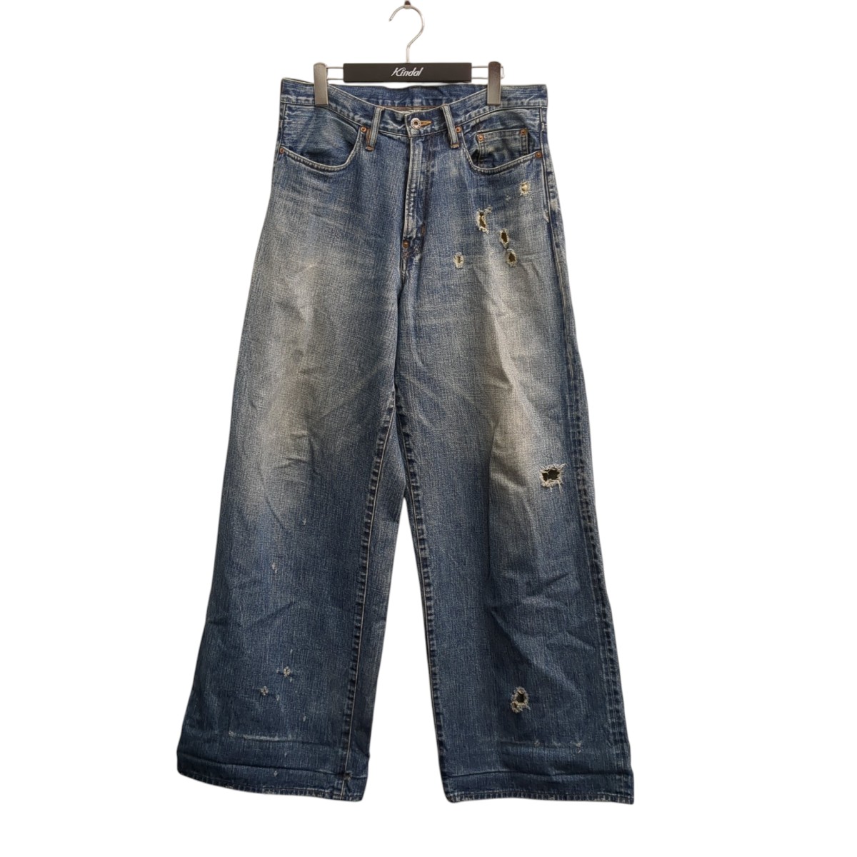 【中古】SUGARHILL faded modern denim wide デニムパンツ インディゴ サイズ:- 【200626】(シュガーヒル)|ブランド古着のカインドオル