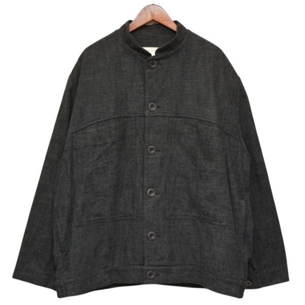 【中古】toogood　2022AW　THE ETCHER JACKET　ウール混ぜコットンジャケット　ブルゾン グレー サイズ：5 【200626】（トゥーグッド）｜ブランド古着のカインドオル