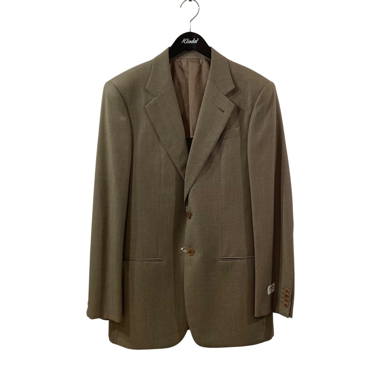 【中古】ARMANI COLLEZIONI　テーラードジャケット ベージュ サイズ：48 【200626】（アルマーニコレツィオーニ）｜ブランド古着のカインドオル 12,698円