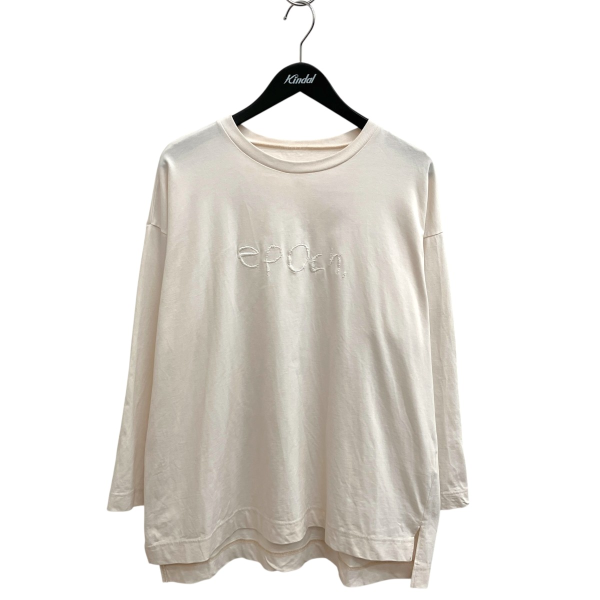 【中古】nest Robe epoch Tee 長袖Tシャツ 01261-1176 ベージュ サイズ:Free 【210626】(ネストローブ)|ブランド古着のカインドオル
