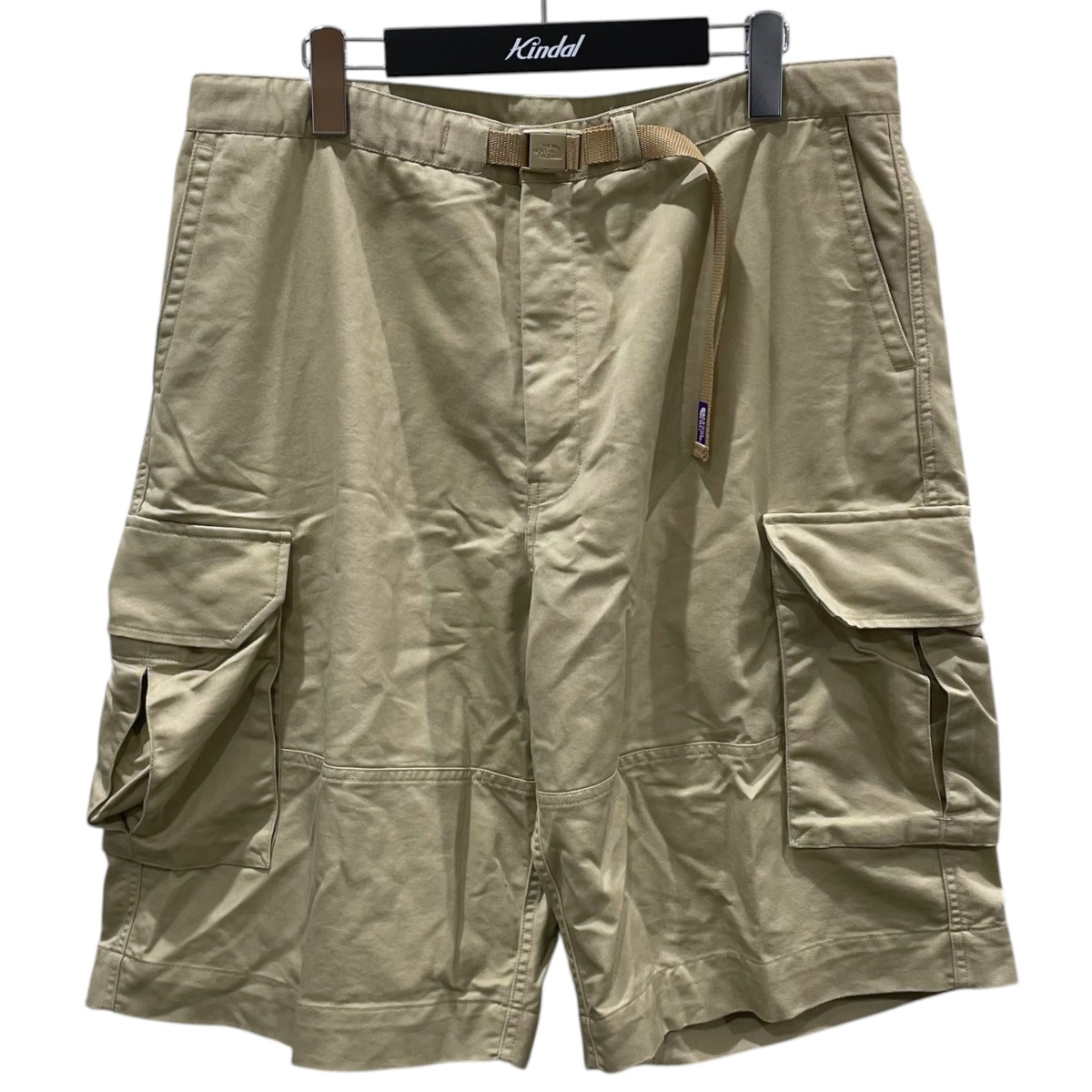 【中古】THE NORTHFACE PURPLELABEL カーゴハーフパンツ Stretch Twill Cargo Shorts ストレッチツイル カーゴショーツ NT4302N カーキ サイズ:36 【210626】(ザノースフェイス パープルレーベル)|ブランド古着のカインドオル