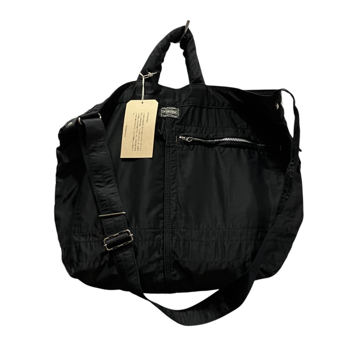 【中古】PORTER　MILE ショルダーバッグ ブラック 【210626】（ポーター）｜ブランド古着のカインドオル