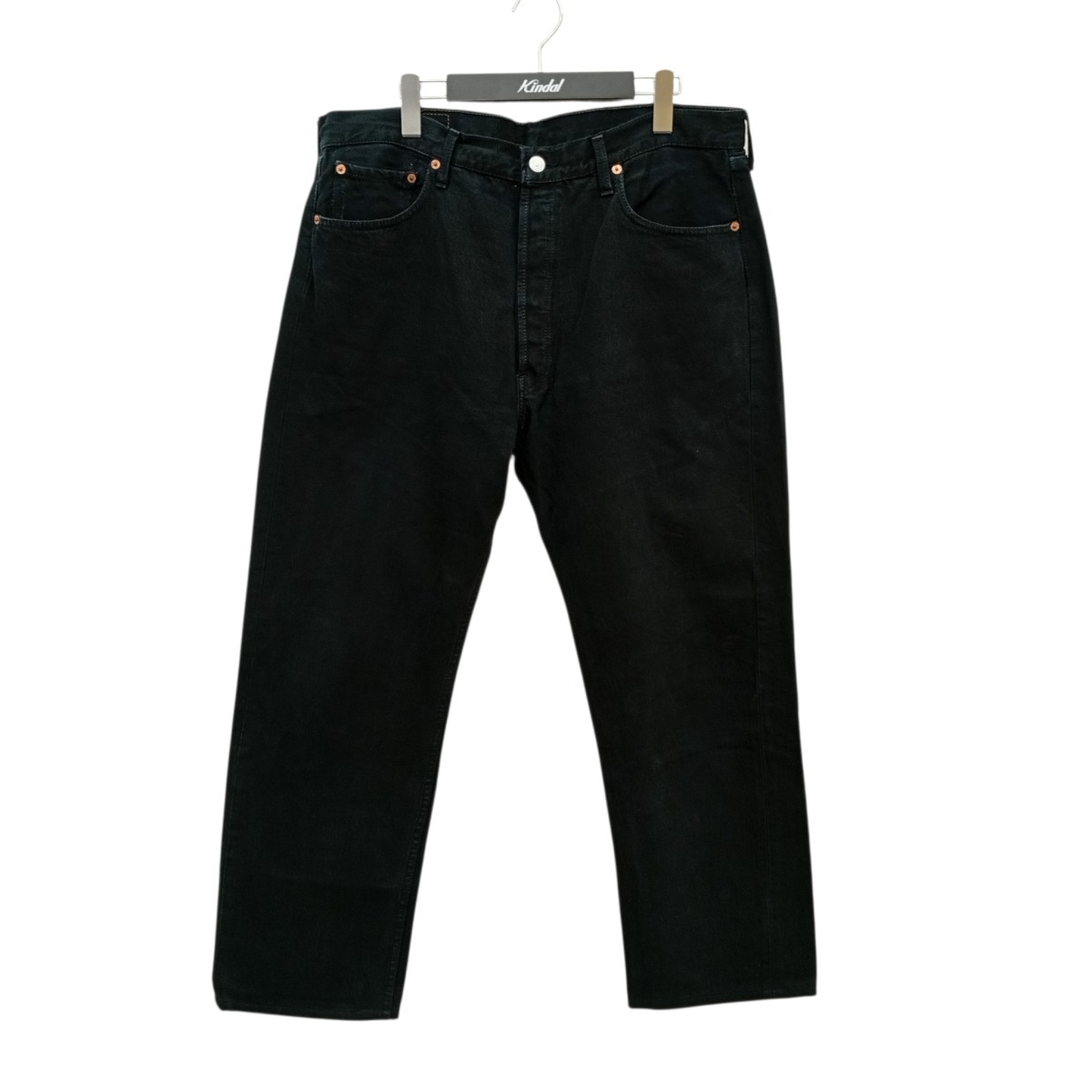 【中古】LEVI&rsquo;S　イギリス製 ユーロ 01 ブラックデニム 501-0165 ブラック サイズ：38 【240626】（リーバイス）｜ブランド古着のカインドオル