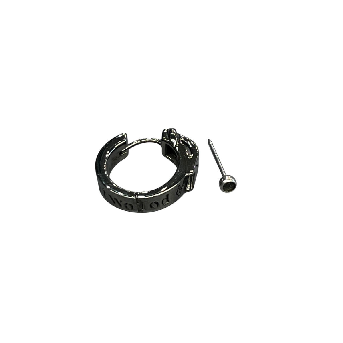 【中古】Vivienne WestwoodBOBBY SINGLE HOOP ピアス ブラック【価格見直し】｜ブランド古着のカインドオル 12,206円