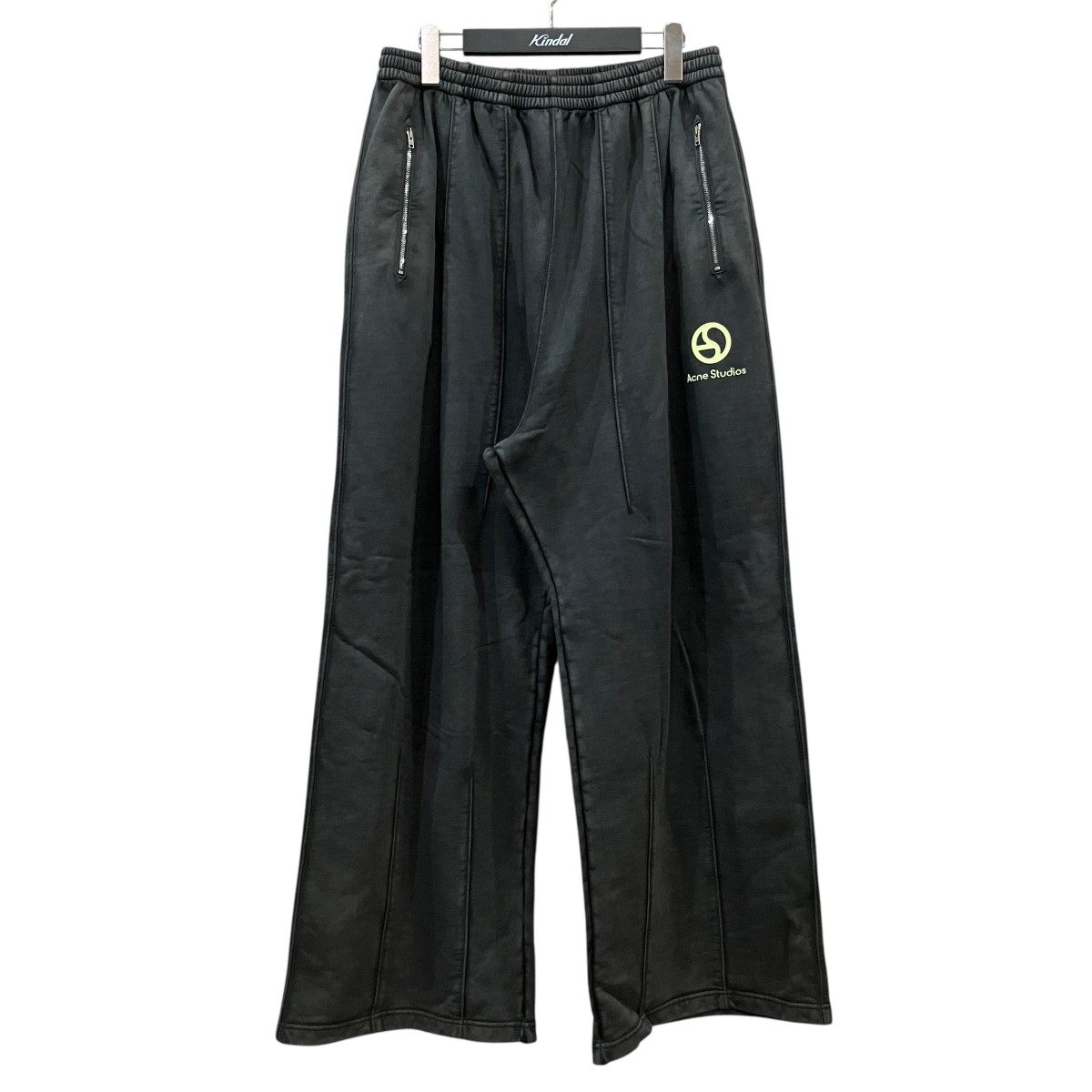 【中古】ACNE STUDIOS ロゴ スウェットパンツ FN-UX-TROU000041 グレー サイズ:M/S 【250626】(アクネストゥディオズ)|ブランド古着のカインドオル