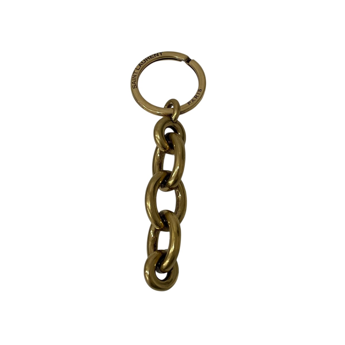 【中古】Saint Laurent Paris キーリング 669960 ゴールド 【250626】(サンローランパリ)|ブランド古着のカインドオル